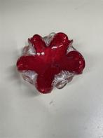 Murano Venetiaans rood glas asbak, Ophalen of Verzenden, Zo goed als nieuw, Sigarenbandjes