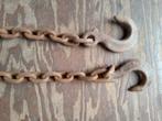 Kettingen ijzeren  metalen haken ~ oud vintage roest evt 3, Ophalen of Verzenden