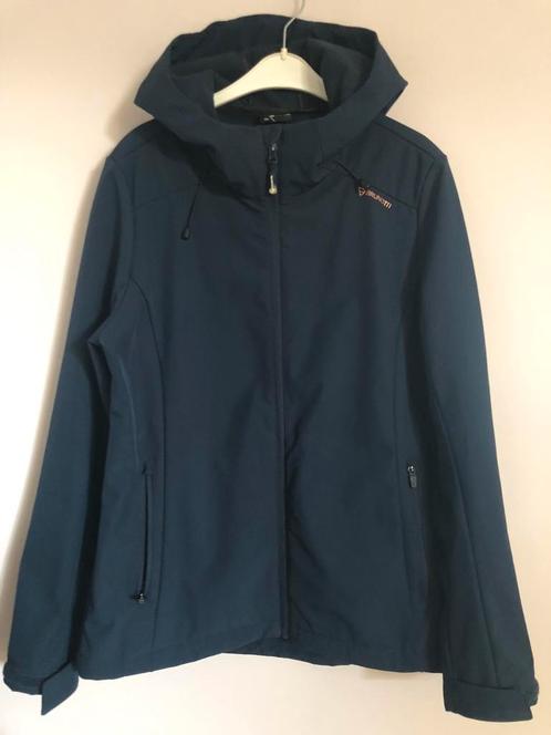 Brunotti jas dames XXL (XL) Softshell blauw, Kleding | Dames, Jassen | Zomer, Zo goed als nieuw, Maat 46/48 (XL) of groter, Blauw