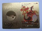 pokemon goudkleurige kaart Charizard V max 350, Hobby en Vrije tijd, Verzamelkaartspellen | Pokémon, Nieuw, Losse kaart, Verzenden