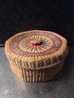 Oud rieten naaimandje, Ophalen, Overige materialen, Minder dan 50 cm, Gebruikt