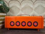 Brabantia Patrice vintage oranje ontbijtkoek trommel, Ophalen of Verzenden, Huis en Inrichting