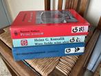 3 grootletterboeken  van o.a. Konsalik, Ophalen of Verzenden, Gelezen, Konsalik en R.Wallace, Nederland