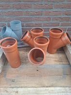 Pvc 110mm T stuk 45 graden Rubber 4 stuks, Doe-het-zelf en Verbouw, Buizen en Afvoer, Afvoer, Pvc, Nieuw, Ophalen of Verzenden