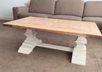 Eikenhouten salontafel, Ophalen, 100 tot 150 cm, 50 tot 100 cm, Zo goed als nieuw