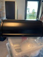 Brabantia broodtrommel met schuifdeksel mat zwart, Ophalen