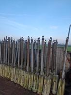 Stalen Schoorpalen met Betonvoet, Tuin en Terras, Minder dan 3 meter, Ophalen of Verzenden, IJzer, 1 tot 2 meter