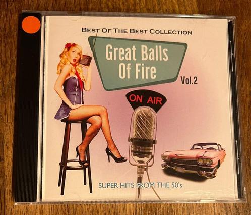 CD Various Artists Greats Balls Of Fire vol, Cd's en Dvd's, Cd's | Rock, Zo goed als nieuw, Poprock, Ophalen of Verzenden