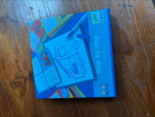 Djeco Step by Step – Arthur and Co (tekenkaarten set), Kinderen en Baby's, Speelgoed | Overig, Nieuw, Jongen of Meisje, Ophalen of Verzenden