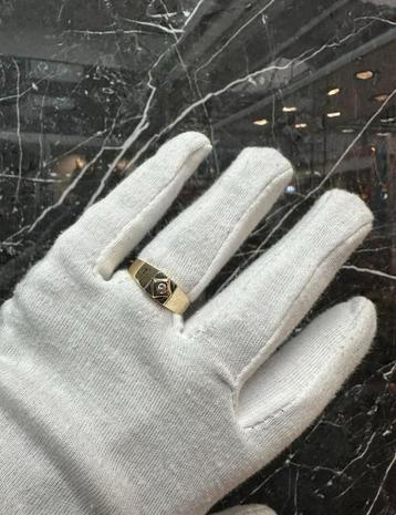14K gouden massieve heren ring beschikbaar voor biedingen