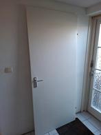 Opdekdeur met toiletslot - 88x211 cm, Ophalen, Gebruikt, 80 tot 100 cm, Binnendeur