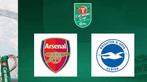 2 kaarten Arsenal - Brighton 29 oktober, Tickets en Kaartjes, Losse kaart, Twee personen, Oktober, Buitenland