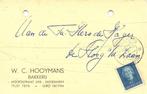 W.C. Hooymans, Bakkerij, Sassenheim - 02.1952 - briefkaart, Postzegels en Munten, Brieven en Enveloppen | Nederland, Ophalen of Verzenden