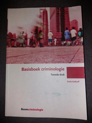 Emile Kolthoff - Basisboek criminologie beschikbaar voor biedingen