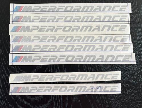 M performance sideskirt en spoiler stickers., Auto diversen, Autostickers, Verzenden