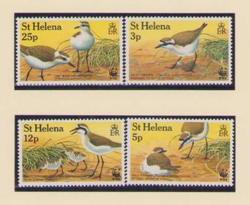 WWF set postzegels v/d Sint Helena kieviten en plevieren beschikbaar voor biedingen