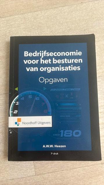 Bedrijfseconomie voor het besturen van organisaties-opgaven beschikbaar voor biedingen