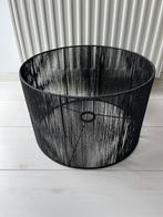 LAMPENKAMP ZWART TOUW ZGAN, Huis en Inrichting, Lampen | Lampenkappen, Ophalen, MODERN, 25 tot 50 cm, Zwart