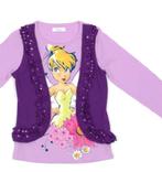 Nieuw Disney Tinkerbell shirt met gilet er aan vast 158/164, Meisje, Ophalen of Verzenden, Disney, Zo goed als nieuw