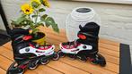 Inline skates verstelbaar 35, 36, 37, Ophalen of Verzenden, Verstelbaar, Gebruikt