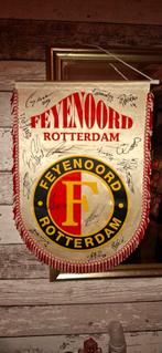 Grote Feyenoord vaan met handtekeningen, Ophalen of Verzenden, Zo goed als nieuw, Feyenoord, Vaantje of Sjaal