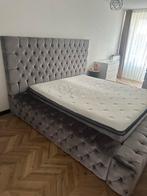 Exclusieve boxspring met opbergruimte, Tweepersoons, Zo goed als nieuw, 220 cm, 140 cm