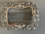 antieke ZILVEREN SCHOEN? GESP met kristal - WD014, Ophalen of Verzenden, Zilver, Broche, Met edelsteen