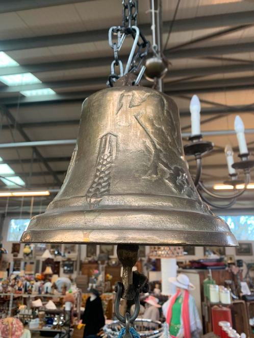Drie zeer grote bronze antieke schepen bellen scheepsbellen, Antiek en Kunst, Antiek | Koper en Brons, Ophalen of Verzenden