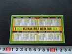 sticker Kalender 1979 ACV Wij maken er werk van, Verzamelen, Ophalen, Zo goed als nieuw, Bedrijf of Vereniging