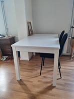 Ikea Laneberg Uitschuiftafel, Huis en Inrichting, Tafels | Eettafels, Kunststof, 100 tot 150 cm, Zo goed als nieuw, Vijf personen of meer