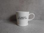 Mok "Caffé Latte" Riviera Maison, Huis en Inrichting, Ophalen of Verzenden, Zo goed als nieuw, Overige stijlen, Kop(pen) en/of Schotel(s)