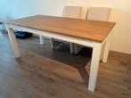 Stevige eettafel met 6 stoelen - Nieuwegein, Huis en Inrichting, Tafels | Eettafels, Ophalen of Verzenden