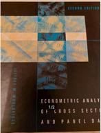 Econometric Analysis of Cross Section and Panel Data, Nieuw, Ophalen of Verzenden, Economie en Marketing, Wooldridge