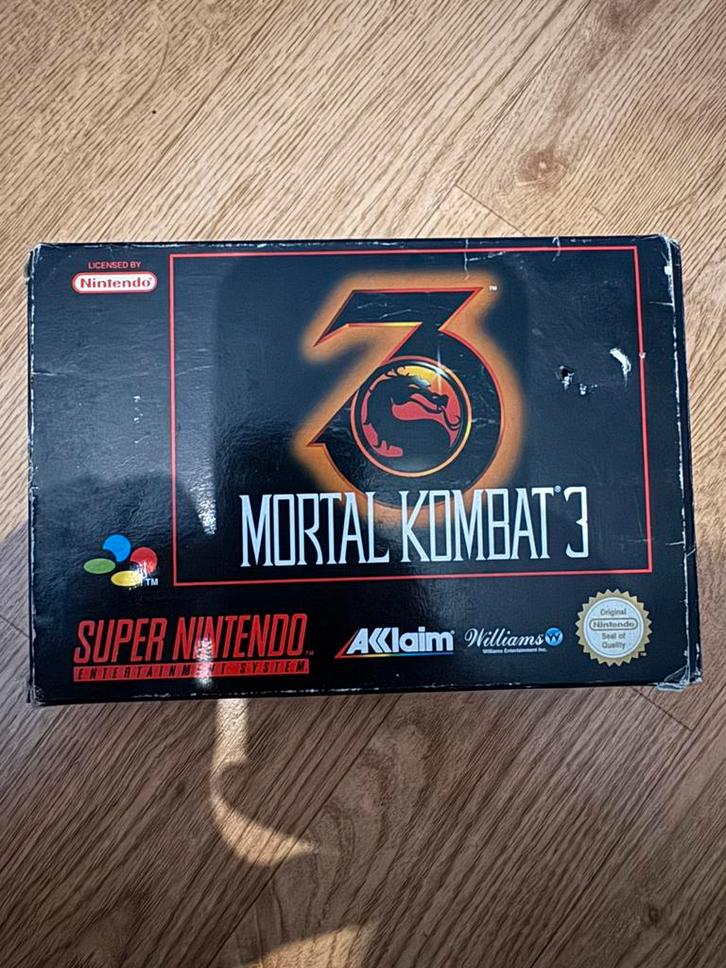 Mortal Combat 3 CIB, Spelcomputers en Games, Games | Nintendo Super NES, Gebruikt, Vechten, 2 spelers, Ophalen of Verzenden