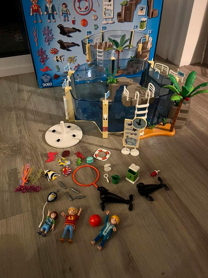 Playmobil 9060 Zee aquarium, Kinderen en Baby's, Speelgoed | Playmobil, Zo goed als nieuw, Ophalen