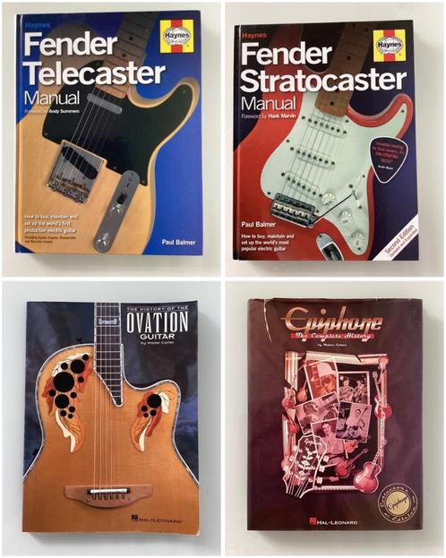 Fender / Ovation Guitar / Epiphone gitaar boeken, Boeken, Muziek, Gelezen, Instrument, Ophalen