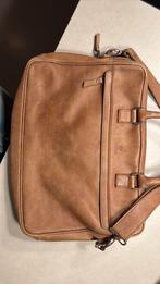Mooie leren labtop tas van Fred de la Bretoniere, Computers en Software, Laptoptassen, Ophalen, 15 inch, Zo goed als nieuw, Aktetas
