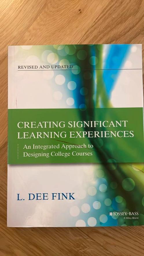 Creating significant learning experienced- L. Dee Fink, Boeken, Economie, Management en Marketing, Zo goed als nieuw, Ophalen of Verzenden