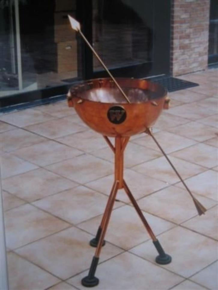 Zonnewijzer geheel handwerk uit massief koper gemaakt nieuw, Tuin en Terras, Zonnewijzers, Zo goed als nieuw, Ophalen