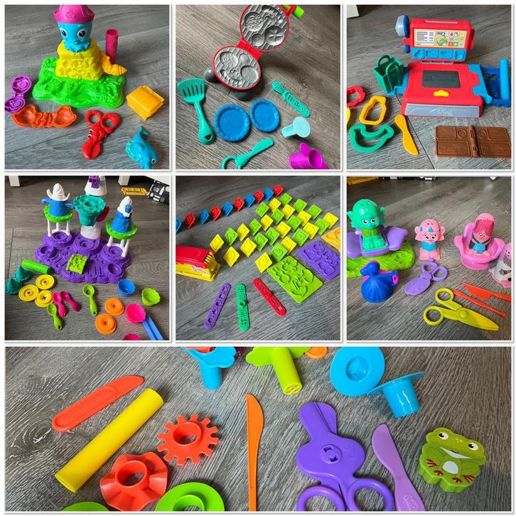 Play doh pakket voor het kleien, veel setjes Groot pakket, Kinderen en Baby's, Speelgoed | Educatief en Creatief, Zo goed als nieuw