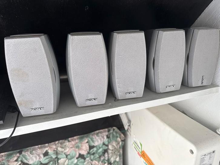 Sony Surround Speakers - Set van 5, Audio, Tv en Foto, Luidsprekers, Gebruikt, Front, Rear of Stereo speakers, Minder dan 60 watt