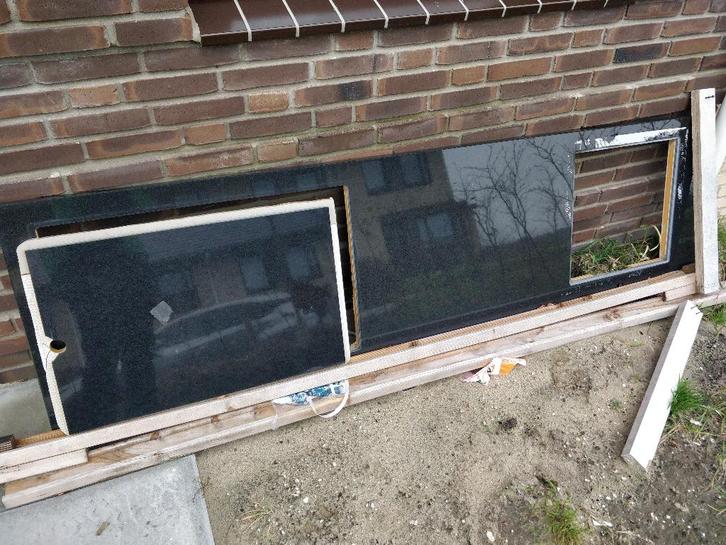 Natuursteen aanrechtblad 215cm bij 60cm, Huis en Inrichting, Keuken | Keukenelementen, Gebruikt, Minder dan 100 cm, 200 cm of meer