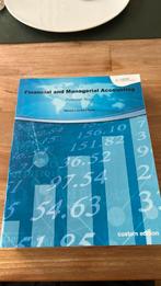 Financial and managerial accounting HU, Boeken, Studieboeken en Cursussen, Ophalen of Verzenden, Beta, Zo goed als nieuw, HBO