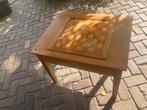 Schaaktafel met schaakstukken, Huis en Inrichting, Ophalen, Gebruikt, Minder dan 50 cm, Eikenhout