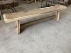 Eettafelbank Suar hout 180 cm nieuw, Ophalen, Beatrixstraat 65E Beneden Leeuwen, Nieuw, Koopmans Handelshuis