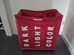 Wasmand met 3 vakken rood igs, Huis en Inrichting, Badkamer | Badtextiel en Accessoires, Ophalen, Rood