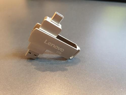 Lenovo 2TB Ultra Speed  USB 3.0 USB C Pendrive  Flash Drive, Computers en Software, USB Sticks, Nieuw, 2 TB of meer, Verzenden