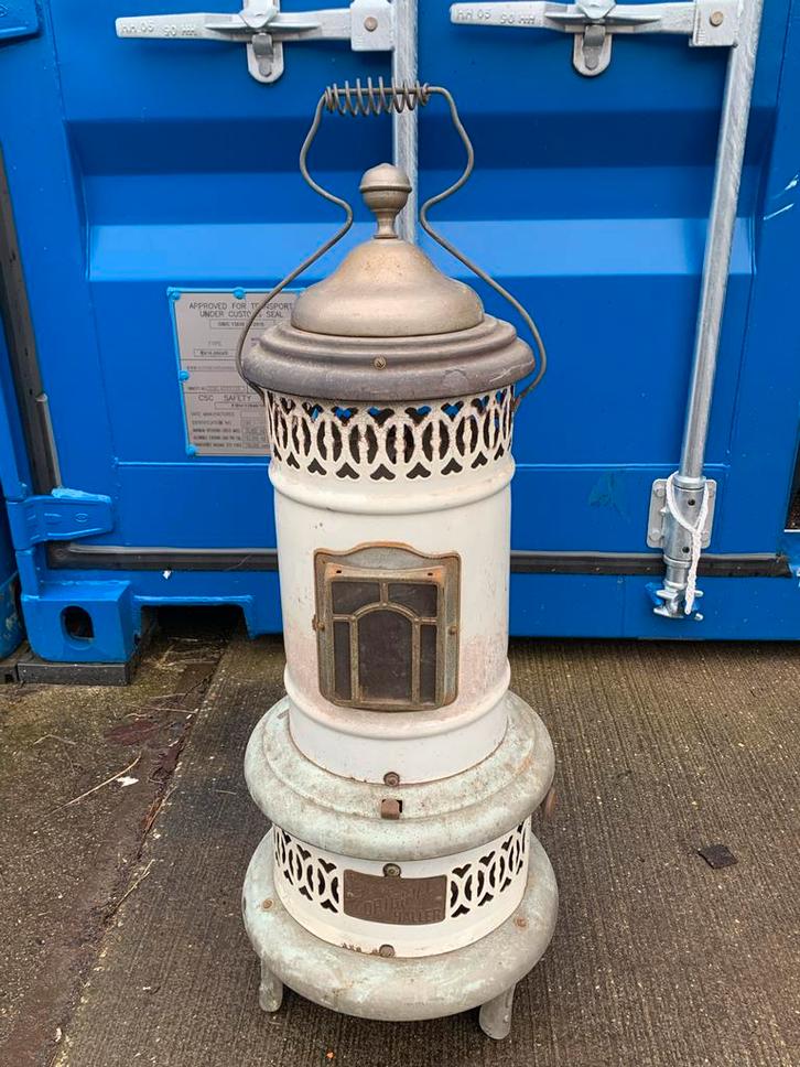 Antieke Haller Petroleumkachel, Huis en Inrichting, Kachels, Gebruikt, Vrijstaand, Petroleumkachel, Overige brandstoffen, Ophalen