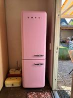 Smeg koelvriescombinatie roze (heeft een defect), Ophalen, Gebruikt, 200 liter of meer, 60 cm of meer