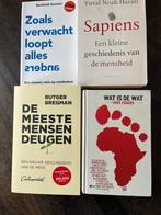 Vier boeken divers uitegelezen ruimte boekenkast maken TEAB, Ophalen of Verzenden, Beta, Zo goed als nieuw